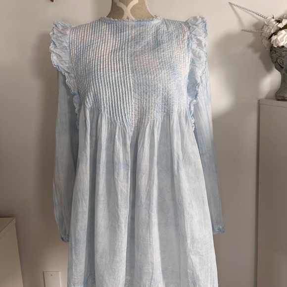 Amazing Wilfred blue La bohème dress with peek a boo back detail - Picture 8 of 9